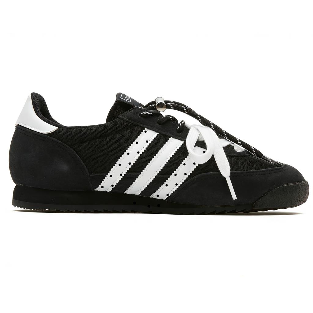 Adidas Originals R71 Photon Grain Textile, Synthetic Leather Abrasion Resistant Low top Casual Shoes Unisex Black White IH1324(Team293-)