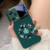 Круглый кленовый лист для Xiaomi 14 Ultra 13 Lite Redmi Note 13 11 Pro 12 Plus Poco X6 3 Pro F4 6 GT Закаленный чехол для телефона