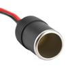 Car Cigarette Lighter Female Socket Adapter to Battery Crocodile Clip Clamp Cable