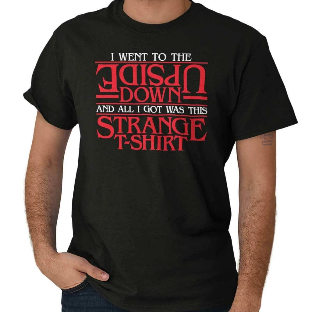 I Went To The Strange Place TV Show Nerdy Adult Short Sleeve Crewneck Tee