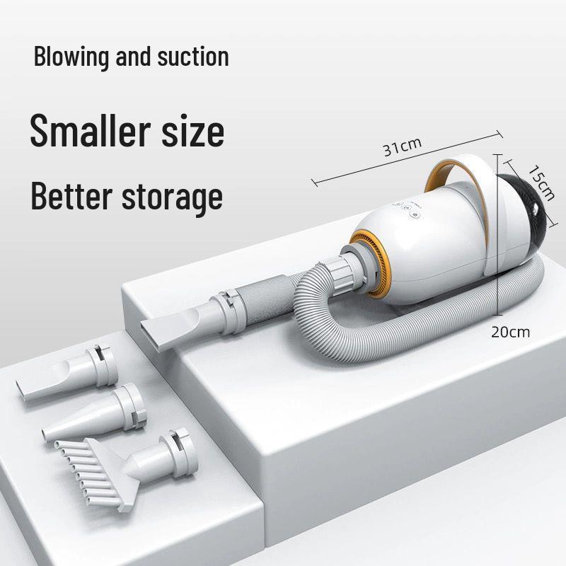 Фен для домашних животных: Высокомощная сушилка для шерсти собак и кошек с функцией обдува и всасывания