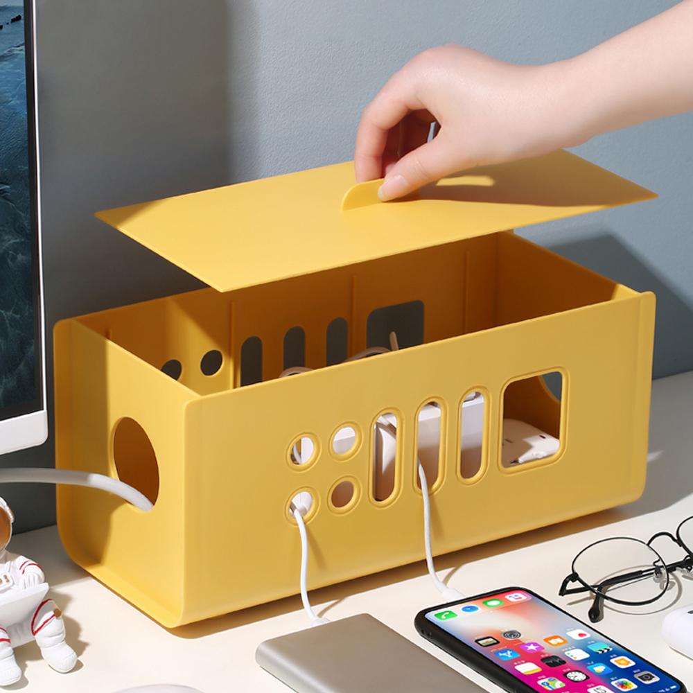 Многофункциональный ящик для хранения кабелей, панель питания, розетка для управления проводами, чехол для проводов, ящик для хранения шнура питания, контейнер для хранения сетевых линий