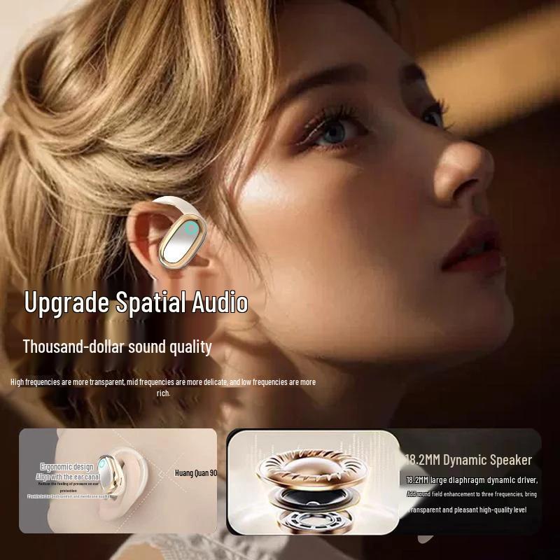 Самые продаваемые беспроводные Bluetooth-наушники 2026 года - Подвесной дизайн, Долгое время работы от аккумулятора, Шумоподавление для звонков, Идеально подходят для бега