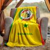 Senegal Flannel Blanket Soft Warm All-Season Throw, Design for Camping, Car Travel, Hiking Sofa, Bed, Office Perfect Gift for Parties