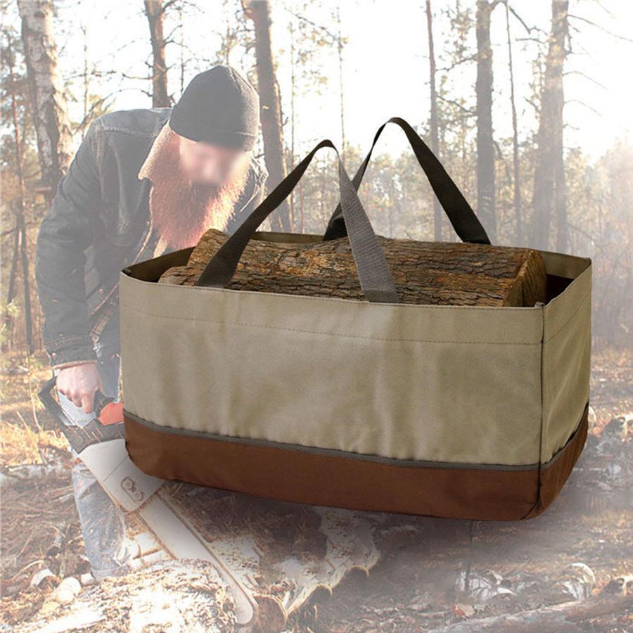 Color blocking and wear-resistant Oxford cloth logging bag, simple sorting and transportation tool kit