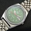ВОССТАНОВЛЕННЫЕ МУЖСКИЕ ВИНТАЖНЫЕ ЧАСЫ SEIKO 5 AUTOMATIC 6309A ЯПОНИЯ ЗЕЛЕНЫЕ a441345-5