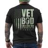 Ветеран BOD Как папа BOD Но с большим количеством боли в суставах Военный ветеран Футболка НА СПИНЕ