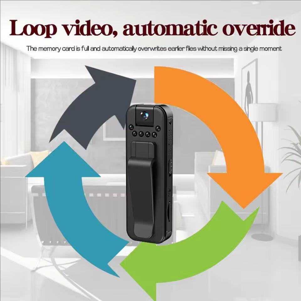 HD 1080P Mini Camera Portable Small Digital Video Recorder Night Vision Video Surveillance Camcorder Police BodyCam Infrared