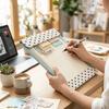 Contrast-Color Writing Board A4 Magnetic Magnetic Clipboard Folder Paper Organizer  Meeting Room