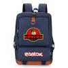 Virtual World Game Men'S And Women'S Backpacks Student Schoolbags Travel Bags Computer Bags Animation Cartoon Backpacks