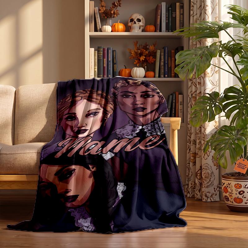 Sabrina Custom Flannel Blankets Soft Warm Cozy Throws for Home Decor Holiday Gifts