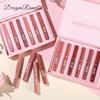 Dragon Ranee Lip Glaze 6 Sets of Mist Matte Matte Cup Nude Skin Color Lip Gloss Cute Set