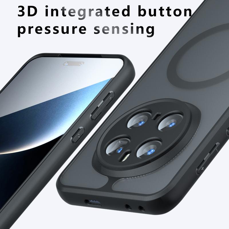 Для Honor Magic7 Magic6 90 X50i X9B Pro Чехол Матовый Magsafe Ударопрочный Встроенный Угол с Подушкой Безопасности Не желтеющий Материал Мягкая Обложка