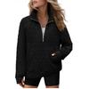 Women's Fashion Casual Jacket- Hooded Sweatshirt