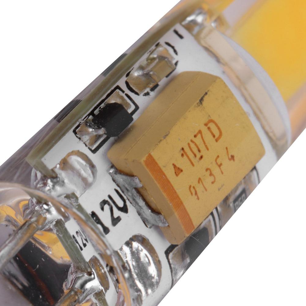 2PCS Warm White 3000K Mini Silicone Lamp Bulb AC/DC12V Bi-Pin LED Light Lamp Home Office Lighting