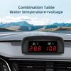 For Real-time Engine Monitoring Digital Water Temperature Gauge Auto Voltage Monitor Water for Temp Gauge Vibration Resistant