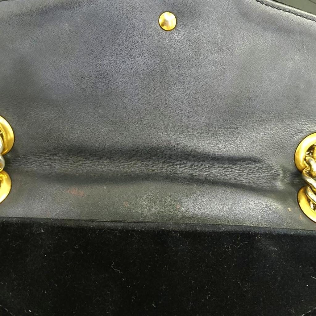 [Pre-Owned] Marmont Logo Quilted Suede Chain Bag - Good #WXJPY8