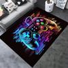 Игровой коврик для комнаты для мальчиков, игровой коврик с дизайном контроллера, ковер для игровой комнаты, декор спальни, нескользящий коврик для машинной стирки