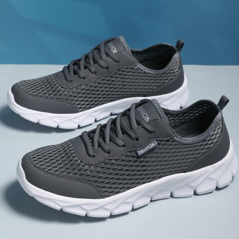Fashion Men Sneakers Summer Lightweight Breathable Mesh Running Men's Shoes,anti Slip Wear-resistant Platform Sneakers Tênis Masculino