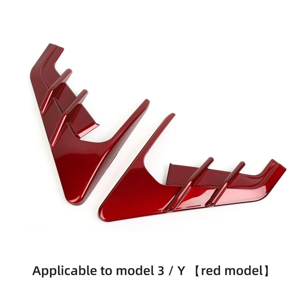 Для Tesla Model 3 Y боковые части камеры автомобиля, боковое крыло, крышка панели, спойлер, пылезащитный чехол, украшение, модификация, аксессуары model3 2023