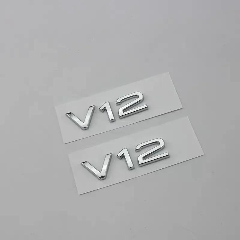 2 шт. Значок V6T V8T ABS 3D наклейка-листок V10 V12 боковая наклейка для автомобилей A4L A5 A6L A7 Q3 Q6 Q7 наклейка для смены модели