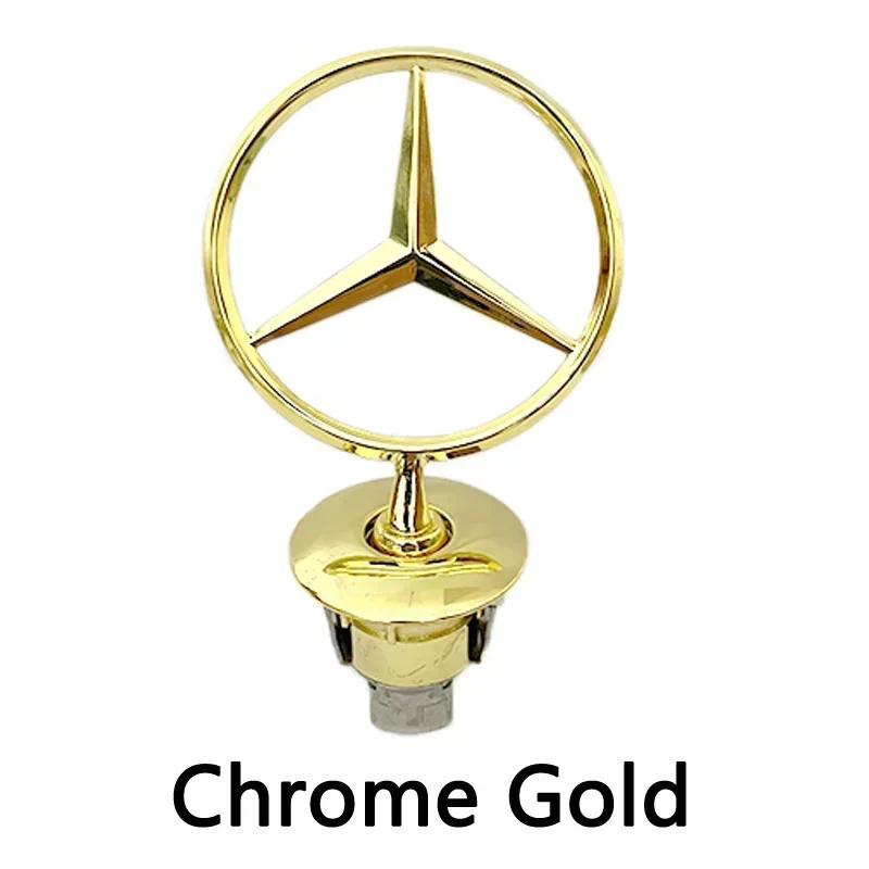 1 шт. 44 мм 57 мм 74 мм Металл Для Mercedes Benz Передний Капот Головной GLA GLB GLC GLE E200 E260 E300 Значок Эмблема Аксессуары