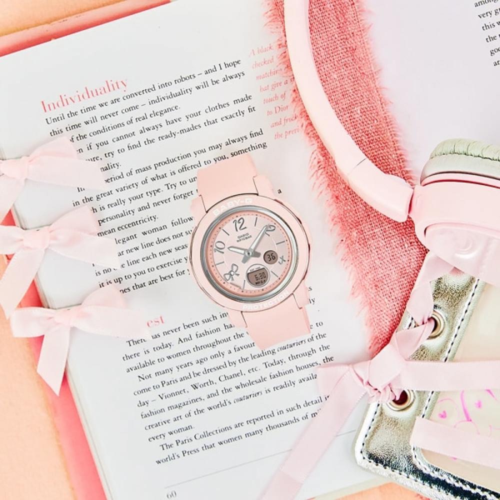 Casio BGa 290ra 4ajf [Baby G  Baby G  Ribbon desiGn]