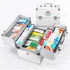 Large Multi-Layer, Double-Opening Medicine Box - High Capacity for Family Use