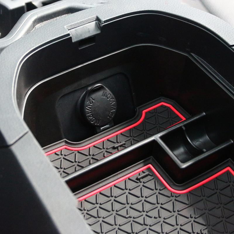 For Toyota RAV4 XA50 2019 2020 2021 2022 2023 2024 ABS Car Central Armrest Storage Box Center Console Flocking Organizer Tray