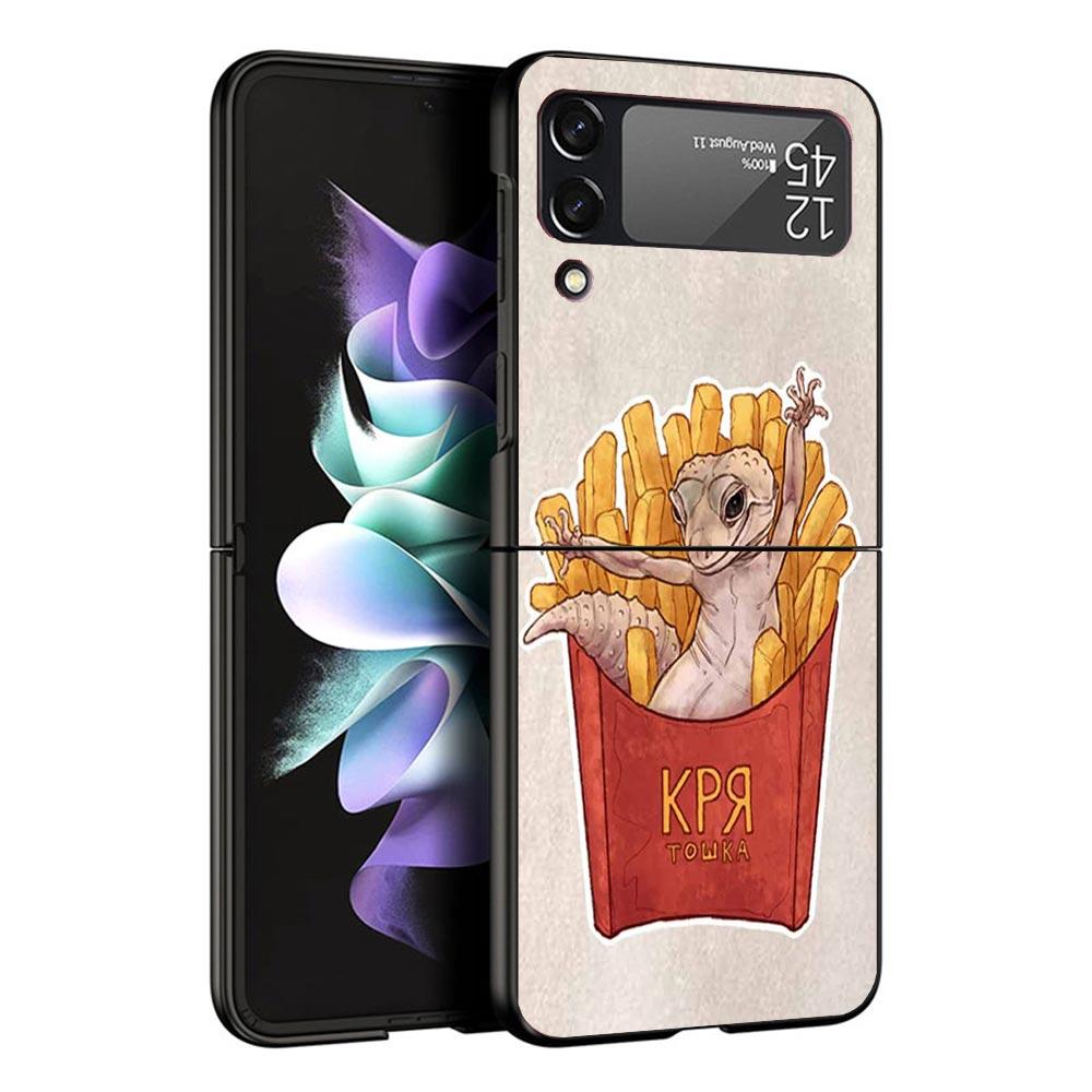Lizards Geckos Case For Samsung Galaxy Z Flip 7 6 5 4 3 z Flip7 Flip6 Flip5 Flip4 5G Phone Cover Flip3 Folding Coque