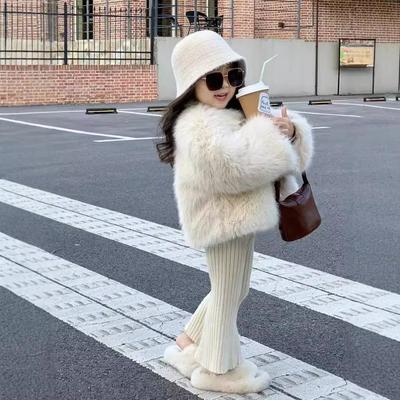 Зимние утепленные пальто для девочек Детская одежда Универсальная верхняя одежда Простая теплая