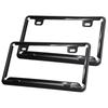 Anni Number Plate Front and Set of for Light and Standard Plate Conceals Yellow Stainless Carbon Fiber Frames, Rear, 2, Cars, Cover, Frame, Frame,