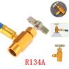 Адаптер с резьбой 1/4 SAE R134a Инструмент для кондиционирования воздуха автомобиля Холодильное оборудование Клапан-кран для заправки низкого давления Открывалка для баллонов R134a