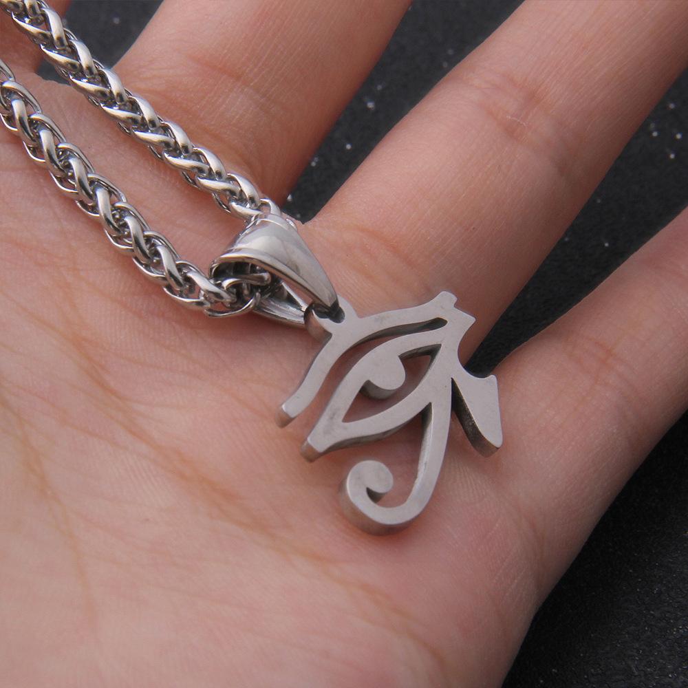 Скандинавская мифология викингов цепь ожерелье кулон и цепь глаз Ра символ защиты