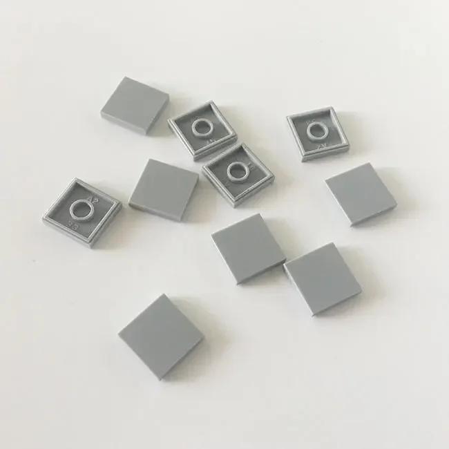 Пластиковый строительный блок DIY, плоская плитка 2x2, кубики для детей 3068, собираемые частицы 2*2, гладкие плоские плитки