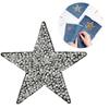24Pcs Rhinestones Star Appliques Iron On Star Patches for Clothes Dress Pants Jeans Hat Bag Clothing Embellishments