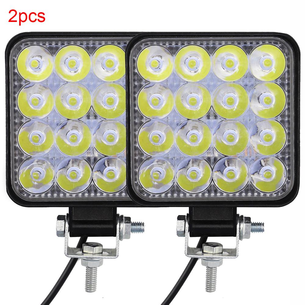 Online Car Accessories Square Bright LED Spotlight Work Light SUV Truck Driving Fog Lamp