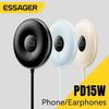 Essager 15 Вт магнитное беспроводное зарядное устройство для iPhone 15 14 pro