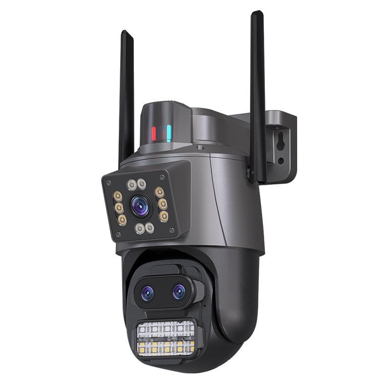 ICSEE Dual-Lens Wireless 360° HD Night Vision PTZ Outdoor Camera