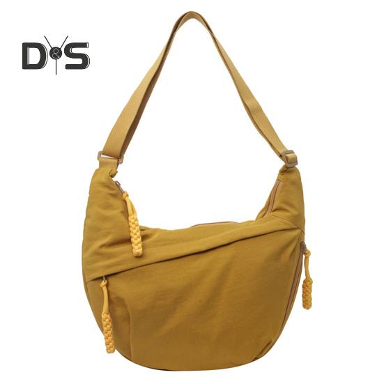 Женская сумка через плечо с регулируемым ремнем, большая вместительная сумка для пельменей, застежка-молния, многокарманный дизайн, сумка-слинг для повседневного использования