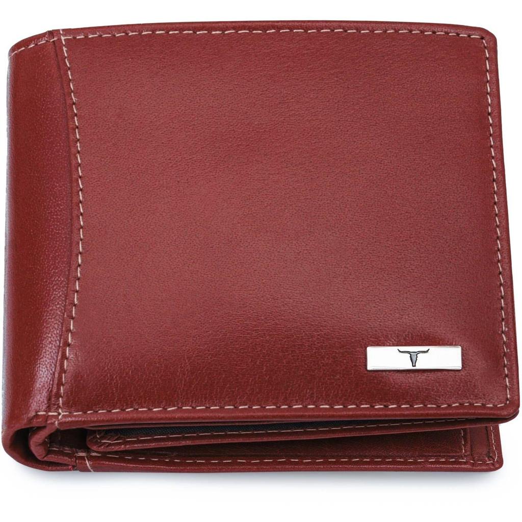 Мужской повседневный кошелек из натуральной кожи с RFID-меткой - стандартный размер (6 слотов для карт)