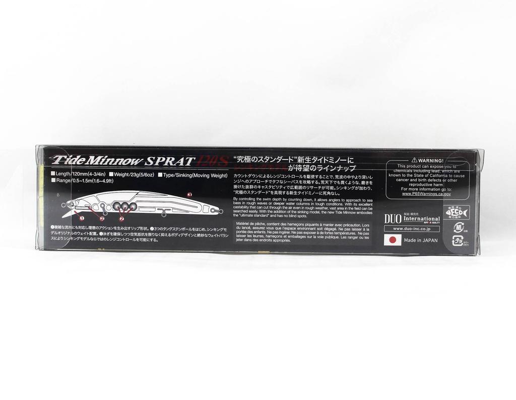 DUO Tide Minnow Sprat 120S Тонущая приманка CYA0697 (9647)