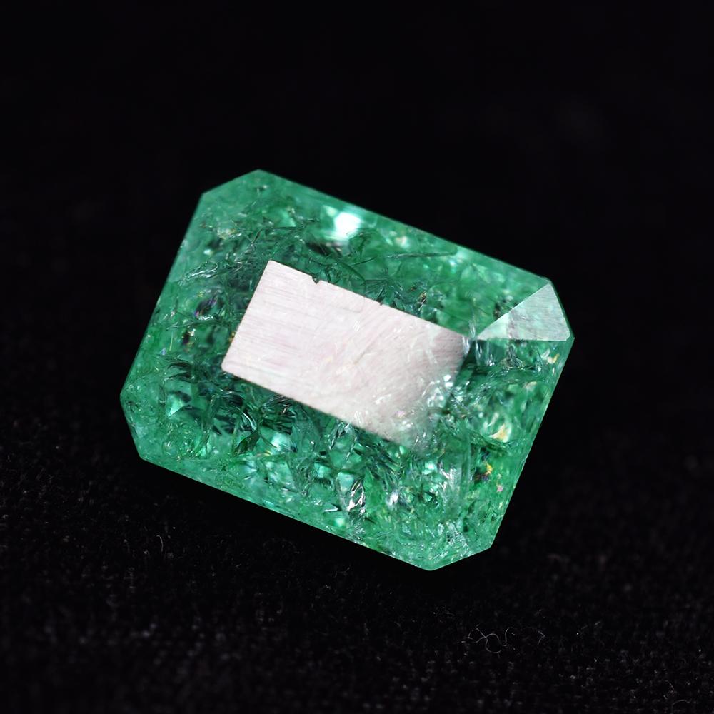 Green Emerald Emerald Cut Natural 23.05 Ct Loose Gemstone