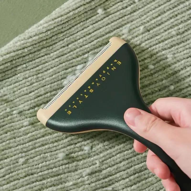 Two-sides Lint Remover Portable Pet Hair Remover Brush Manual Fluff Remover Clothes Fuzz Fabric Shaver Carpet Clothes Brush