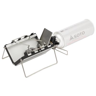 SOTO G-Stove ST-320, японская одноконфорочная плита ультратонкой (2.5cm) толщина и чехол для хранения, идеально подходит для одиночного кемпинга и туризма.