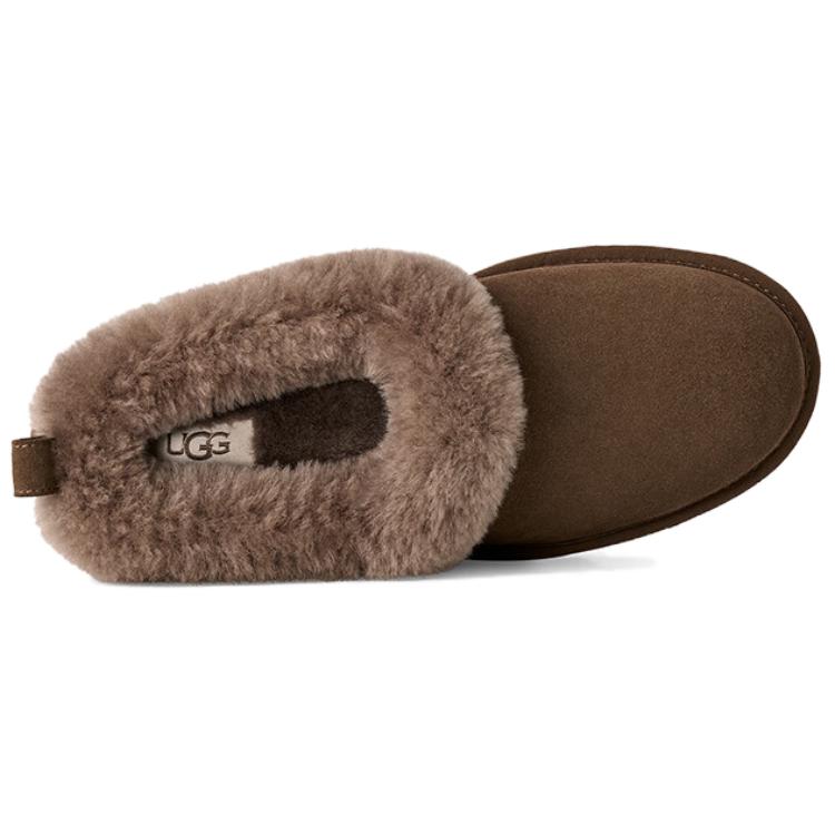 UGG Удобные повседневные ботильоны для снега Женские ботинки Темно-каштаново-коричневые 1166733-DRKT
