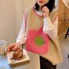 New Knitted Vest Women's Autumn Loose Small Fresh Flower Vest