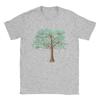 Mardi Gras Tree watercolor TShirts Unisex  Funny 100 Cotton Tees Crew Neck Short Sleeve T Shirt New Arrival Tops