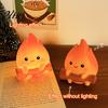 Cute Flame Night Light for Bedroom Cartoon Fake Campfire Light, Warm Glow Bedside Versatile Home Decor Ornament, Portable Cozy Lamp Nursery