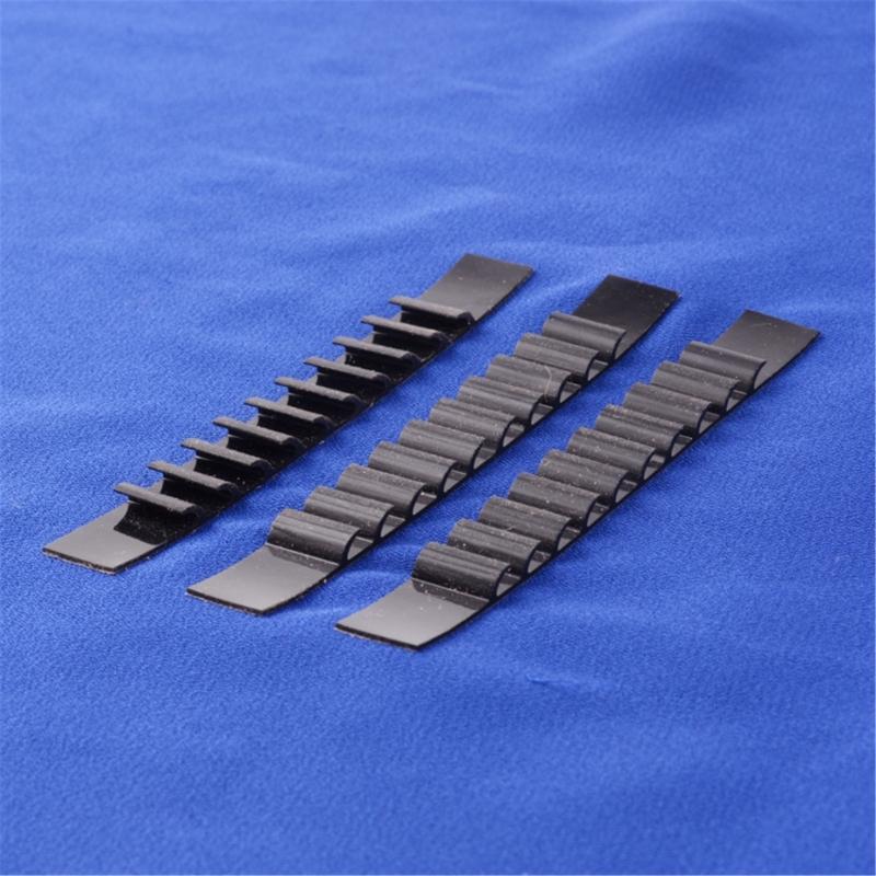 Набор из 100 гибких чехлов для хранения одежды. Уникальный чехол. Зажим для вешалки для одежды. Клейкие полоски для вешалки для одежды.